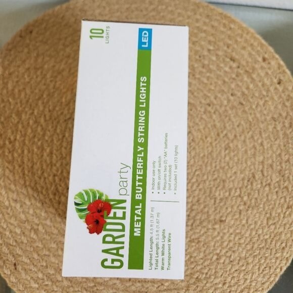 Garden Party Festive Voice Metal Butterfly String Lights - Picture 3 of 4